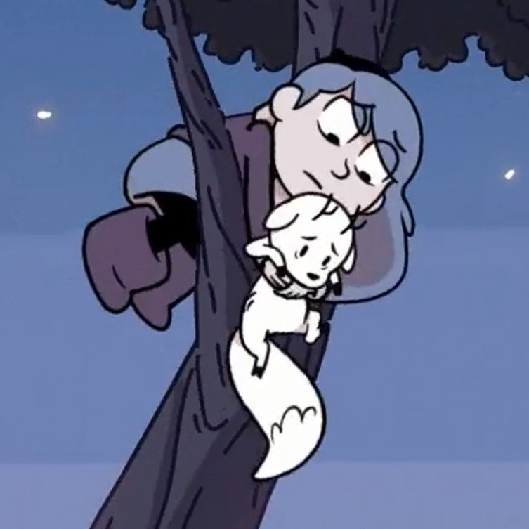 Hilda on a Tree Blank Meme Template