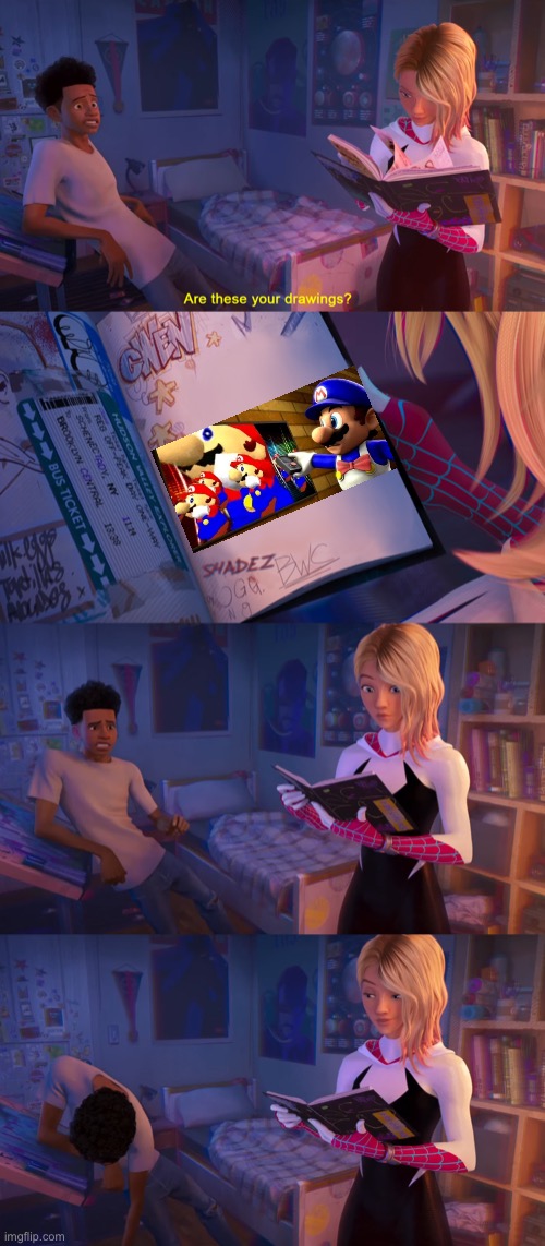 Are these your drawings? | image tagged in are these your drawings,smg4,smg4 tv,memes,funny | made w/ Imgflip meme maker