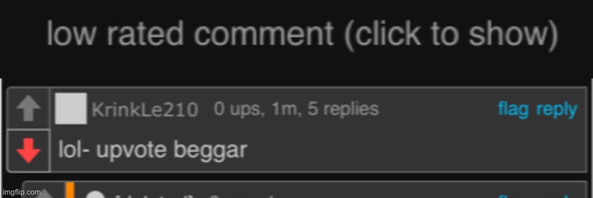 It wasn’t upvote begging | image tagged in upvote begging,low-rated comment,low-rated comments imgflip | made w/ Imgflip meme maker