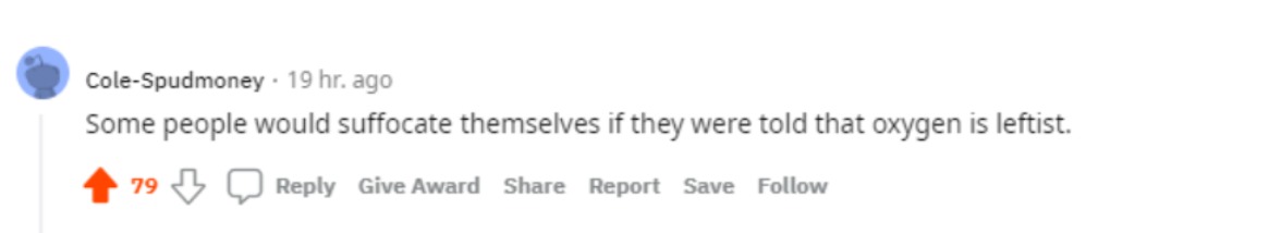 Reddit comment with no context | made w/ Imgflip meme maker