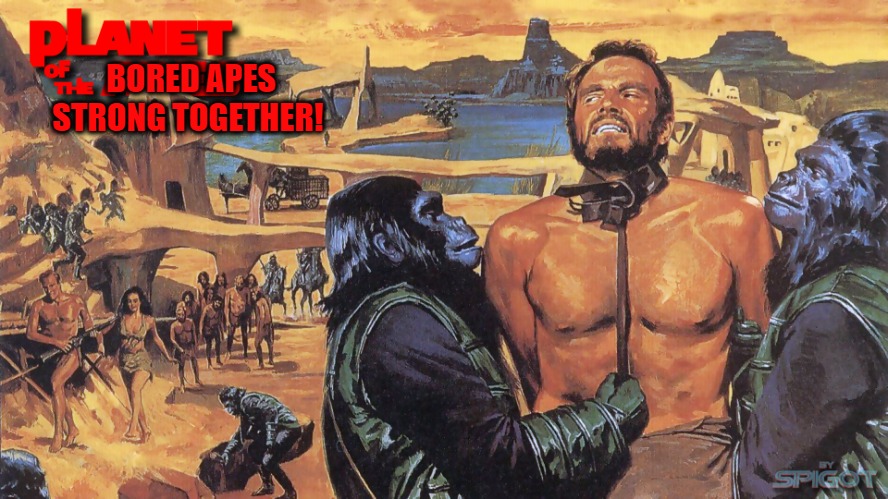 times change! |  BORED APES STRONG TOGETHER! | image tagged in planet of the apes | made w/ Imgflip meme maker