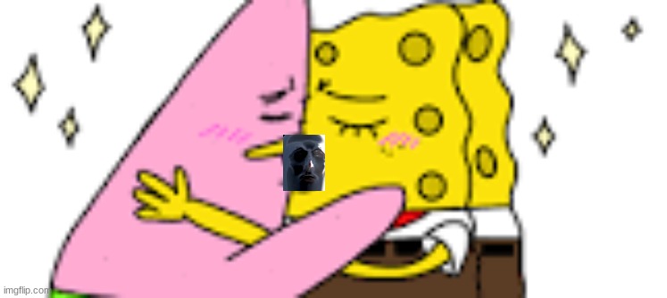 spongpat | image tagged in spongebob,patrick star,kissing | made w/ Imgflip meme maker