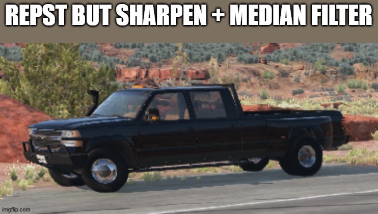 06_chevy_silverado BeamNG.Drive | REPST BUT SHARPEN + MEDIAN FILTER | image tagged in 06_chevy_silverado beamng drive | made w/ Imgflip meme maker