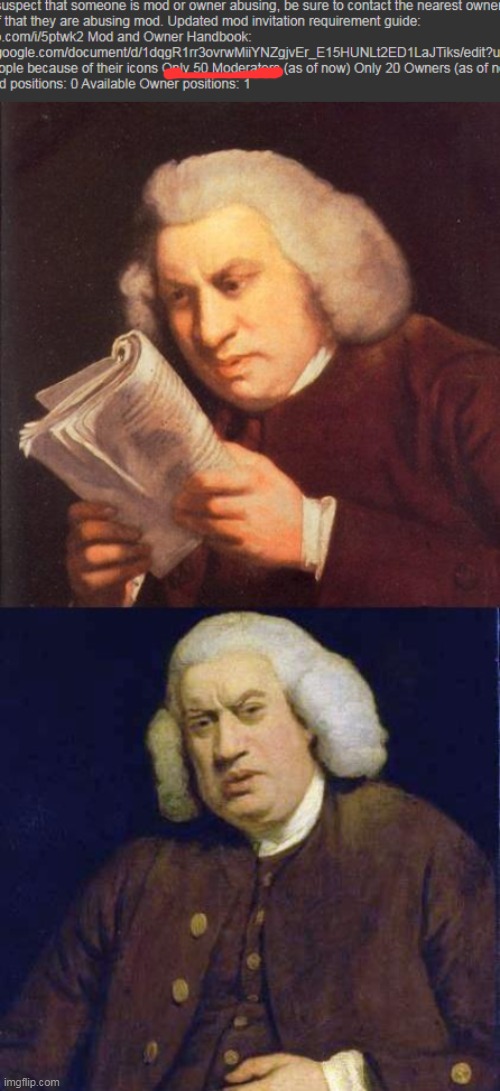 there is more than 60 mods but ok- | image tagged in dafuq did i just read | made w/ Imgflip meme maker