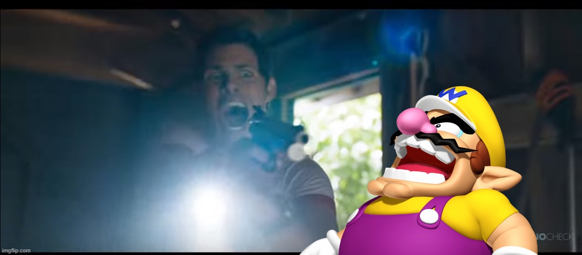 wario gets shot by tom from the sonic movie and dies.mp3 | image tagged in wario,wario dies,memes,sonic the hedgehog,sonic movie | made w/ Imgflip meme maker