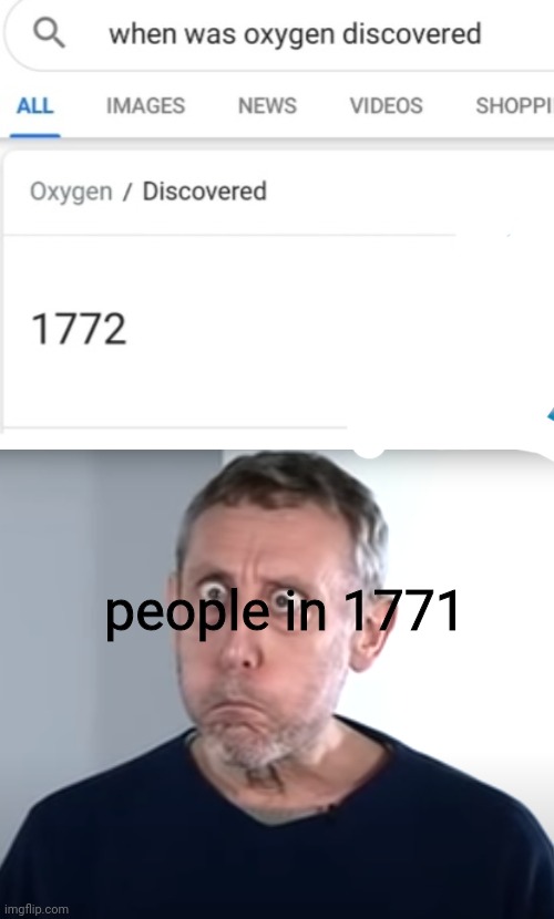 breathing is overrated smh | people in 1771 | image tagged in hold your breath,when was x discovered,memes | made w/ Imgflip meme maker