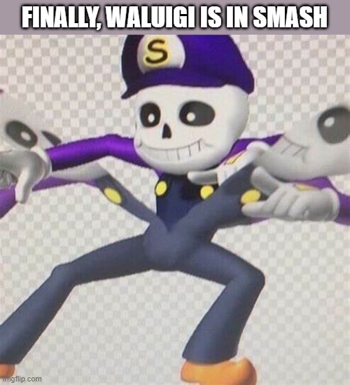 FINALLY, WALUIGI IS IN SMASH | made w/ Imgflip meme maker