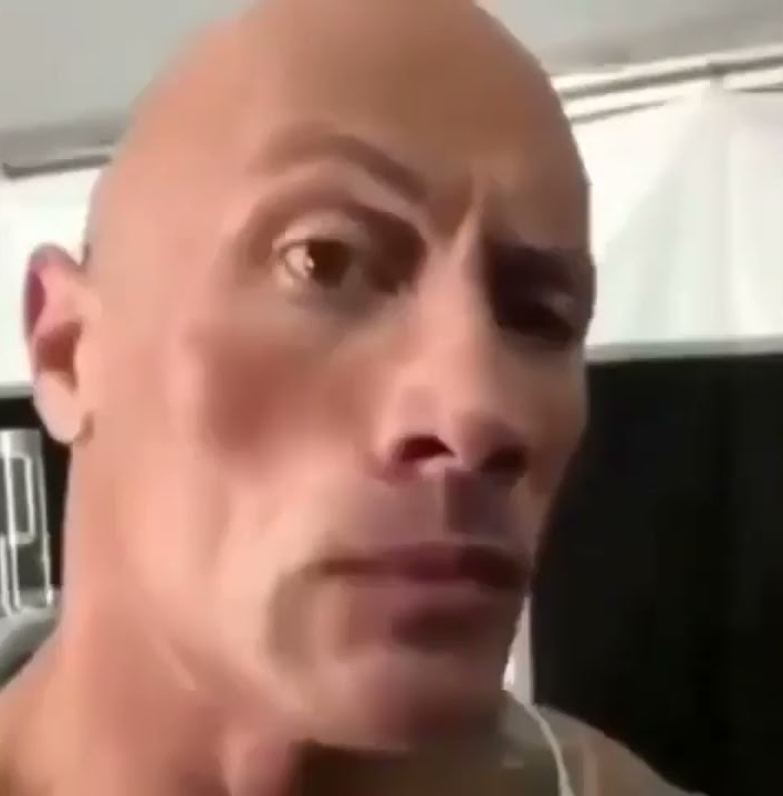 The Rock Eyebrow Blank Template Imgflip