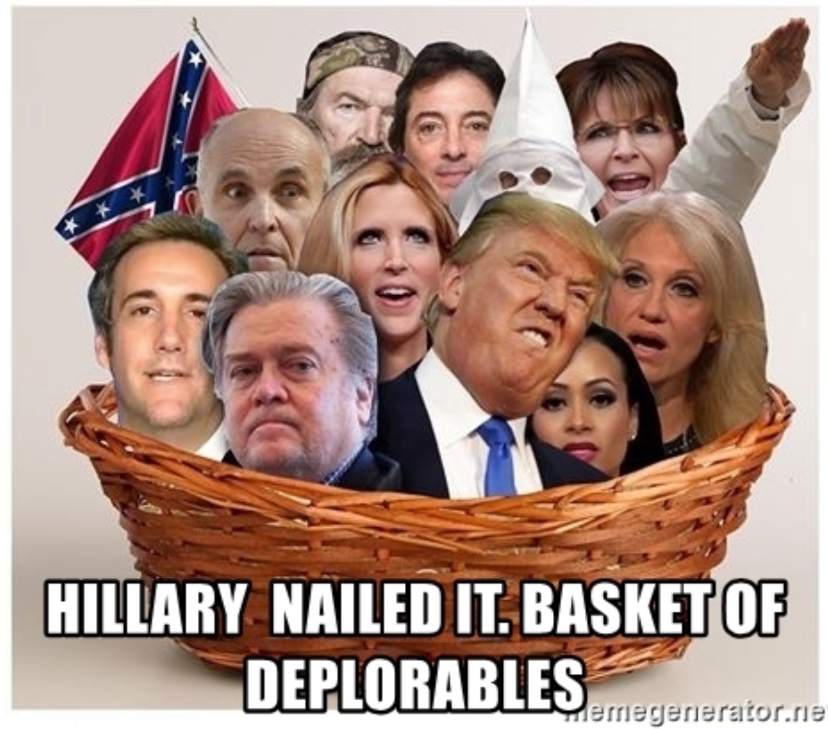 High Quality Basket of deplorables Blank Meme Template