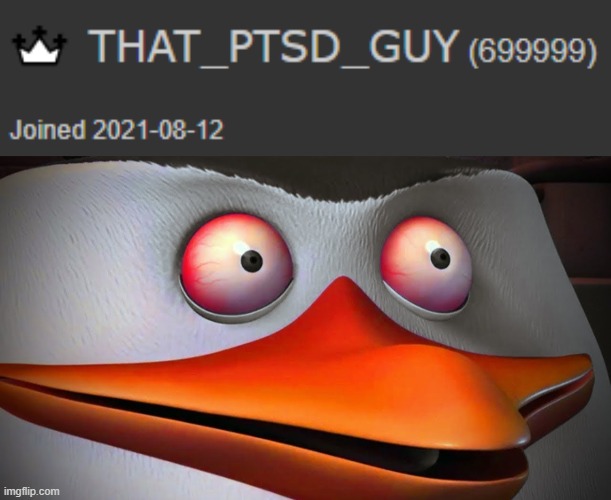 69 | image tagged in red eyes penguin skipper | made w/ Imgflip meme maker
