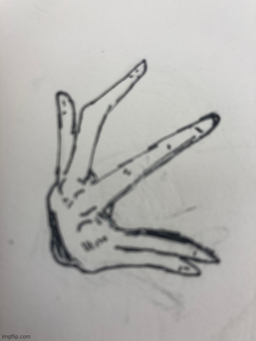 This is the most absurd hand position I could think of | image tagged in hand,drawing,art | made w/ Imgflip meme maker
