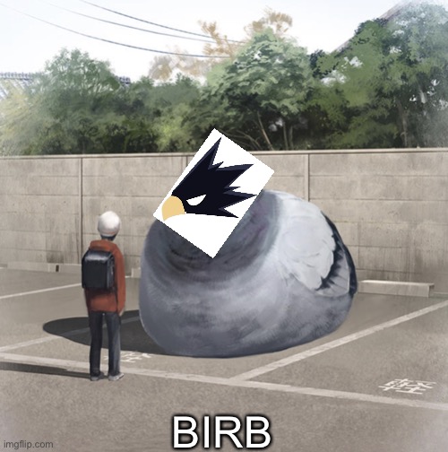 Beeg Birb | BIRB | image tagged in beeg birb | made w/ Imgflip meme maker