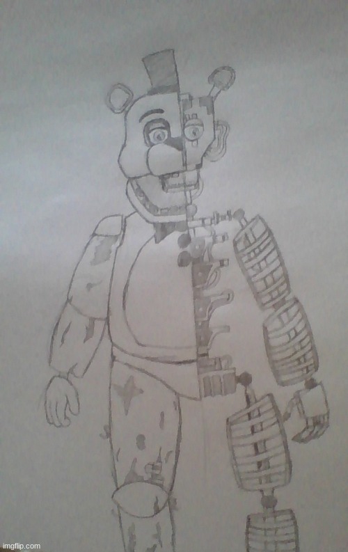 withered freddy | image tagged in withered freddy | made w/ Imgflip meme maker