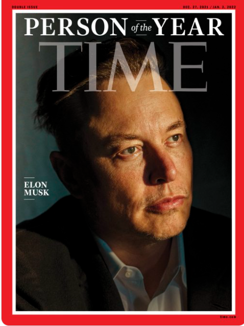 Elon Musk Time PoTY Blank Meme Template