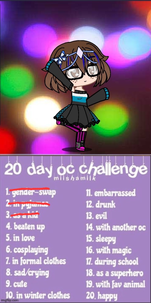 Day 3- as a kid (ill have an explanation in the comments as to why the last one was a boy and this one isnt) | image tagged in gacha | made w/ Imgflip meme maker