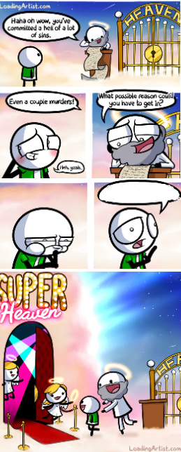 LoadingArtist super heaven Blank Meme Template