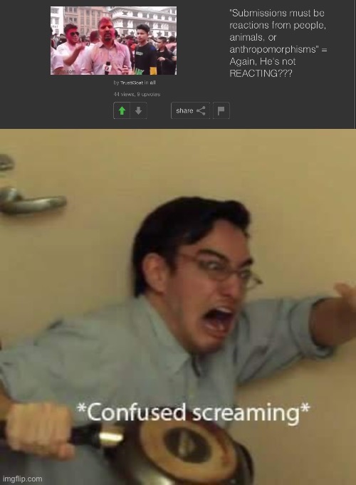 What the heck, why does that single one on the whole page look like that | image tagged in filthy frank confused scream,what,excuse me what,what is that,but why why would you do that | made w/ Imgflip meme maker