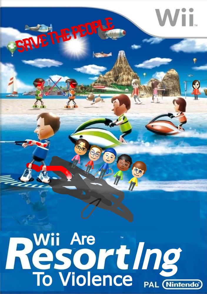Wii are Resorting To Violence 2 Blank Meme Template