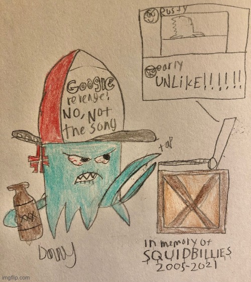 Just art to honor the finale of Squidbillies last night | made w/ Imgflip meme maker