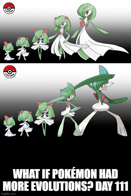Check the tags Pokemon more evolutions for each new one. |  WHAT IF POKÉMON HAD MORE EVOLUTIONS? DAY 111 | image tagged in memes,blank transparent square,pokemon more evolutions,gardevoir,pokemon,why are you reading this | made w/ Imgflip meme maker