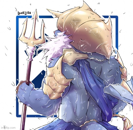 So I found this on furry irl and I got the request to post it here, I assume that watermark in the back is the true artist | made w/ Imgflip meme maker