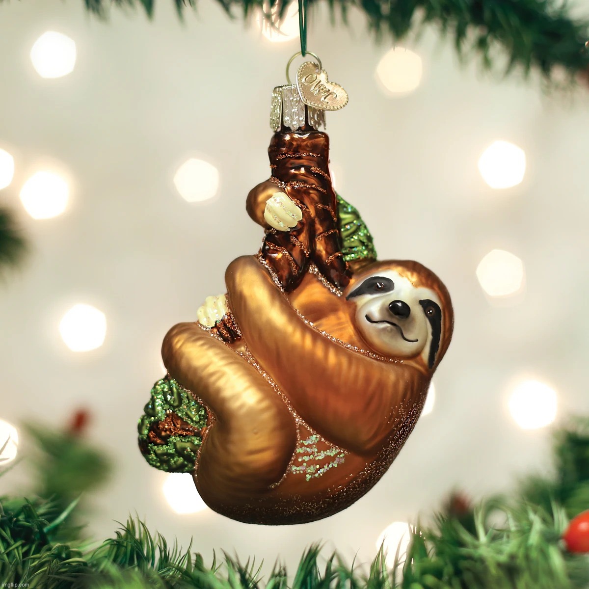 Sloth ornament | image tagged in sloth ornament | made w/ Imgflip meme maker