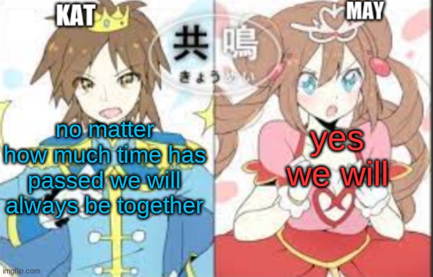 roy and lilina in their A support | no matter how much time has passed we will always be together; yes we will | image tagged in low effort announcement temp | made w/ Imgflip meme maker