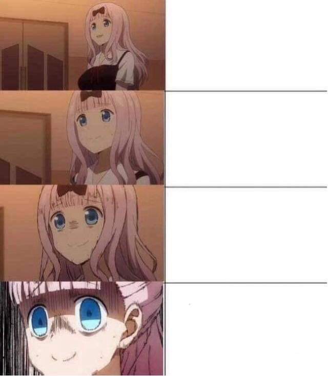 High Quality Stages of concern anime Blank Meme Template