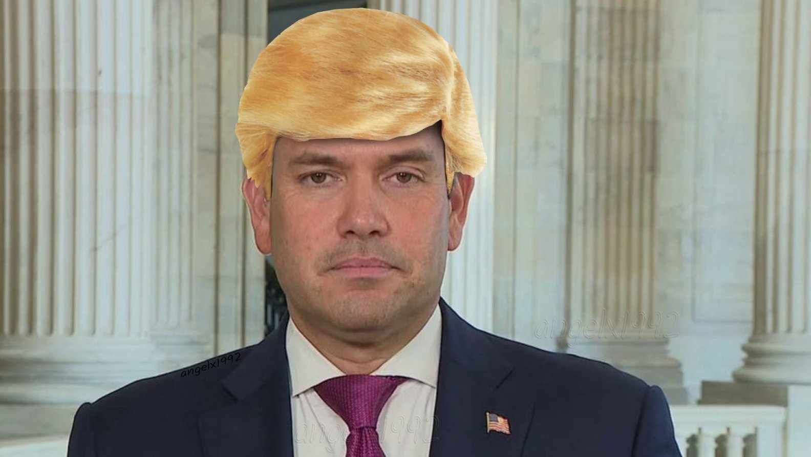 marco rubio Blank Meme Template