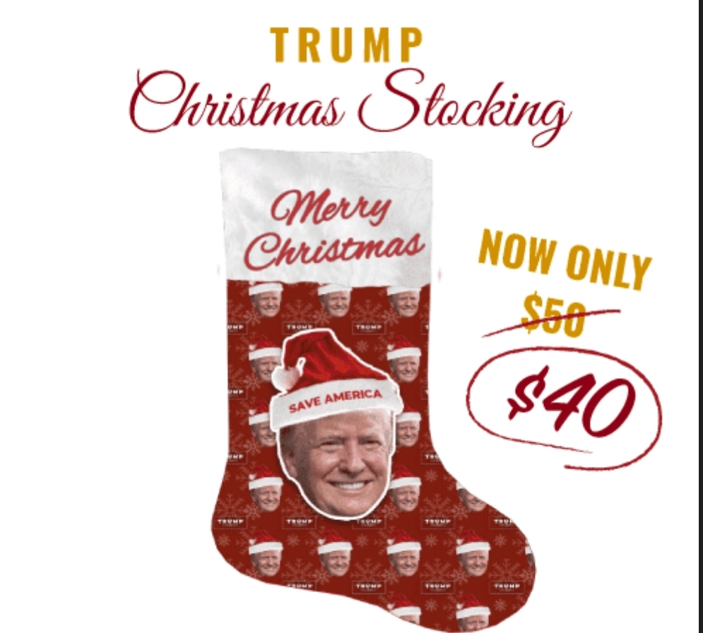 High Quality Trump Christmas Stocking Blank Meme Template