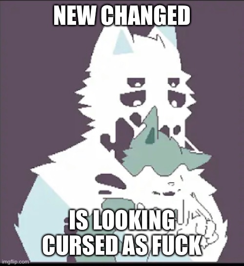 NEW CHANGED IS LOOKING CURSED AS FUCK | made w/ Imgflip meme maker