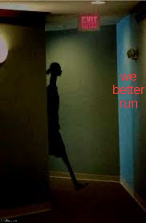 we better run | image tagged in z | made w/ Imgflip meme maker