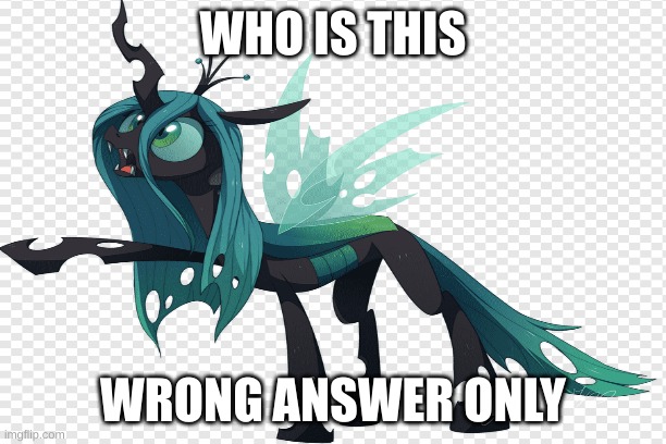 who is this | WHO IS THIS; WRONG ANSWER ONLY | image tagged in my little pony | made w/ Imgflip meme maker