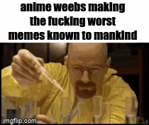 Weebs making worst memes in existence