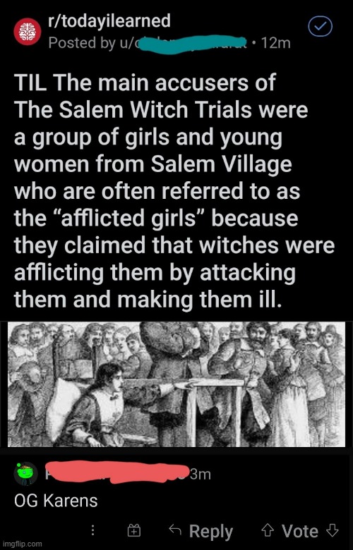 Salem Witches | image tagged in karens | made w/ Imgflip meme maker