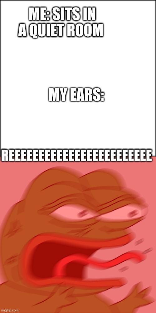 tru | ME: SITS IN A QUIET ROOM; MY EARS:; REEEEEEEEEEEEEEEEEEEEEEEE | image tagged in reeeeeeeeeeeeeeeeeeeeee | made w/ Imgflip meme maker