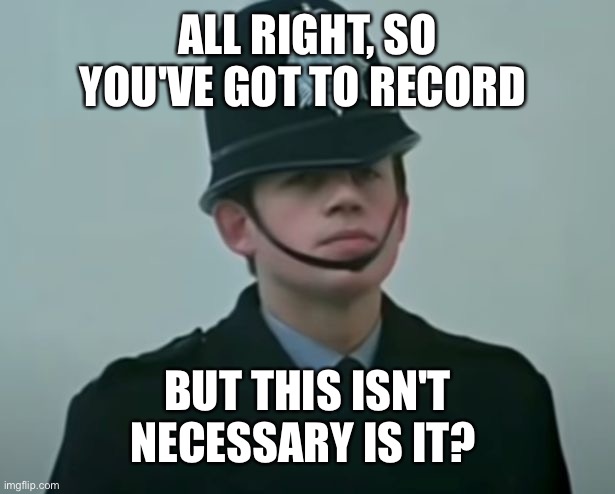 Ray Dagg #2 | ALL RIGHT, SO YOU'VE GOT TO RECORD; BUT THIS ISN'T NECESSARY IS IT? | image tagged in the beatles,beatles,ray dagg,get back,let it be | made w/ Imgflip meme maker