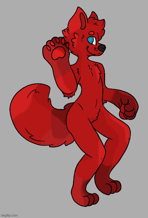 A Red Fur OC give away | image tagged in furry | made w/ Imgflip meme maker