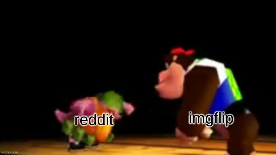 True | imgflip; reddit | image tagged in big chunky kong | made w/ Imgflip meme maker