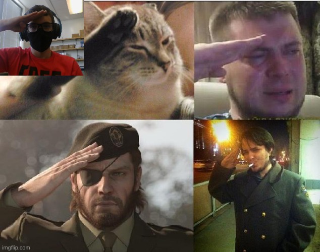 Ozon's Salute | image tagged in ozon's salute | made w/ Imgflip meme maker
