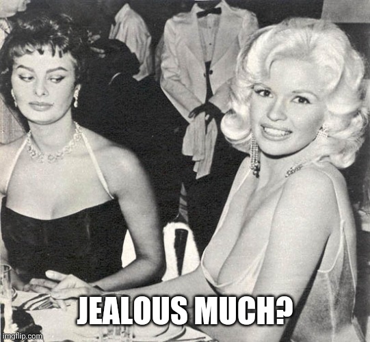 Jealous Much? | JEALOUS MUCH? | image tagged in jealous much | made w/ Imgflip meme maker