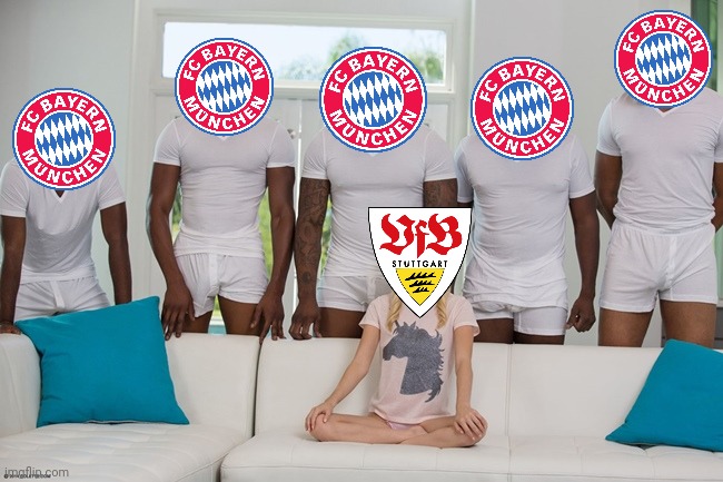Stuttgart 0-5 Bayern | image tagged in piper perri,stuttgart,bayern munich,bundesliga,futbol,memes | made w/ Imgflip meme maker