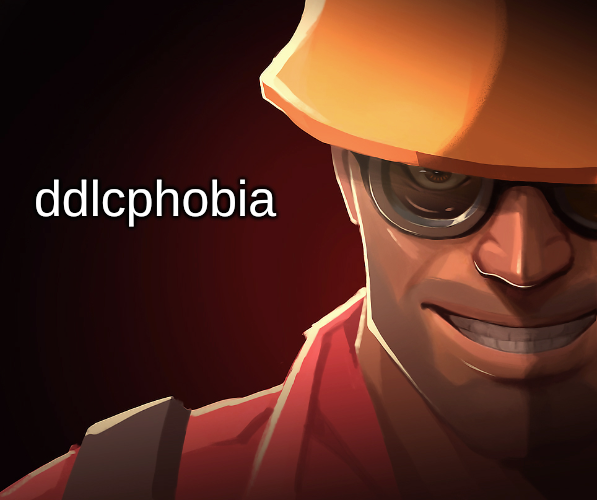 High Quality ddlcphobia Blank Meme Template