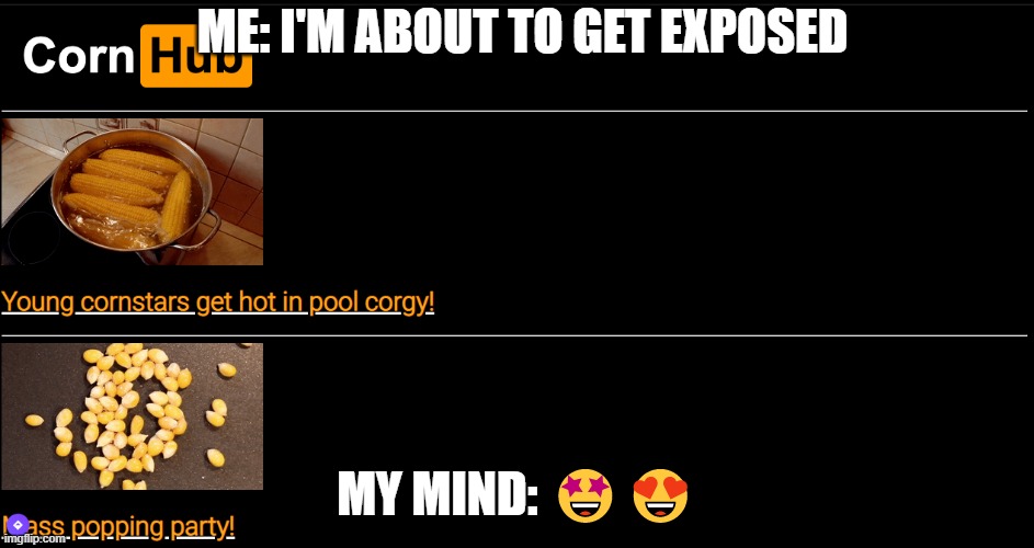 true |  ME: I'M ABOUT TO GET EXPOSED; MY MIND: 🤩😍 | image tagged in so true | made w/ Imgflip meme maker