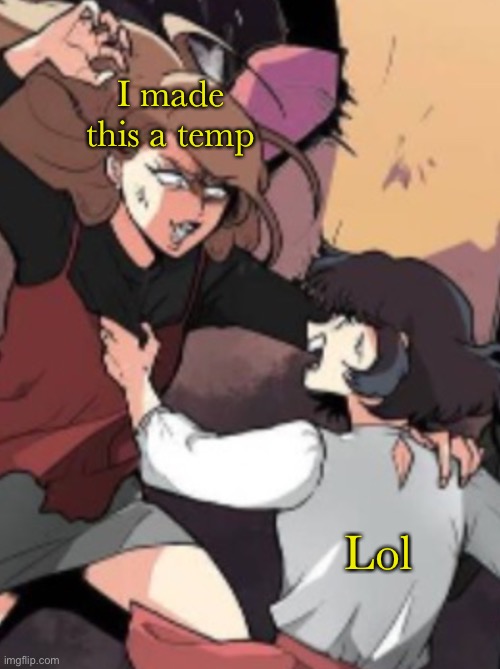 Attacking wemen lol | I made this a temp Lol | image tagged in attacking wemen lol | made w/ Imgflip meme maker