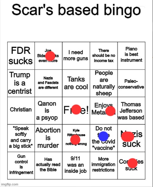 Blue means half and half | made w/ Imgflip meme maker