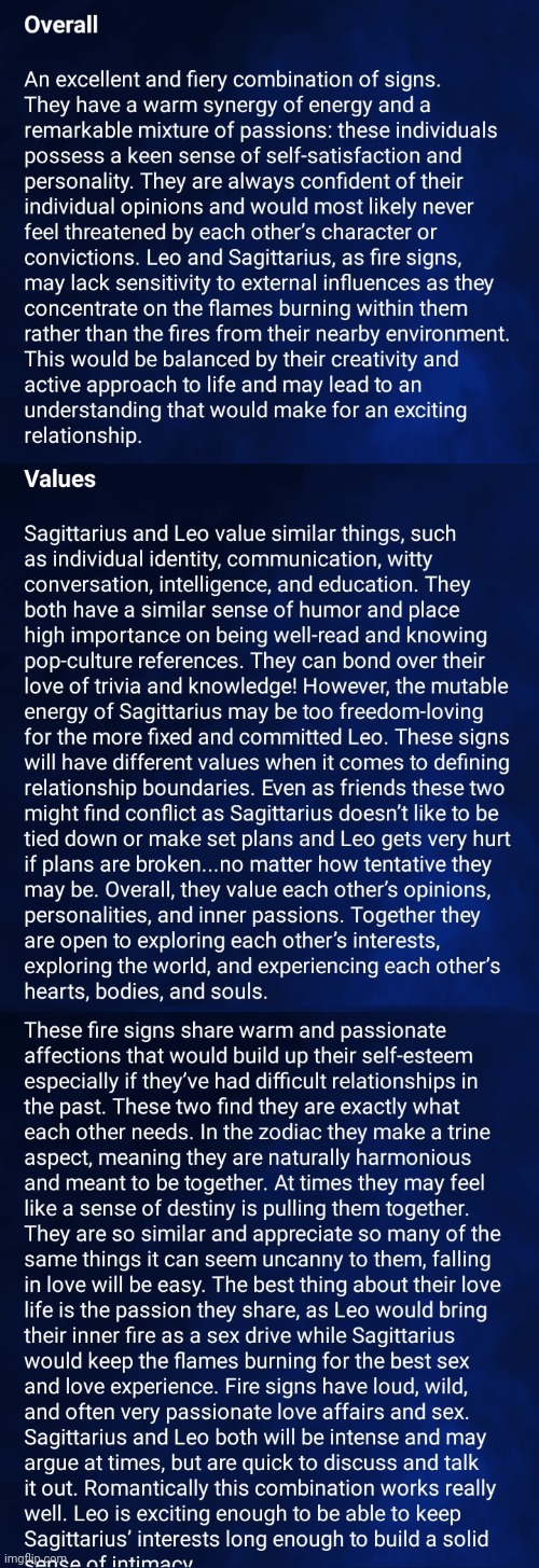 Sagittarius and Leo pairing | made w/ Imgflip meme maker
