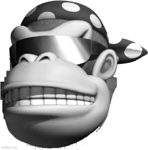 Grayscale Monke | image tagged in grayscale monke | made w/ Imgflip meme maker