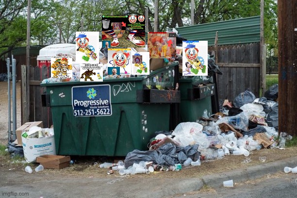A family photo of the Andythespikeykoopatroopa hate templates | image tagged in garbage | made w/ Imgflip meme maker