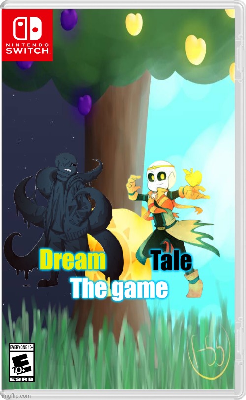 Whould be kinda cool honestly. | The game; Dream; Tale | image tagged in undertale,undertale au,dreamtale,alternate universe | made w/ Imgflip meme maker